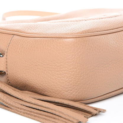 Gucci Pebbled Calfskin Small Soho Disco Bag Camelia 9 of 10