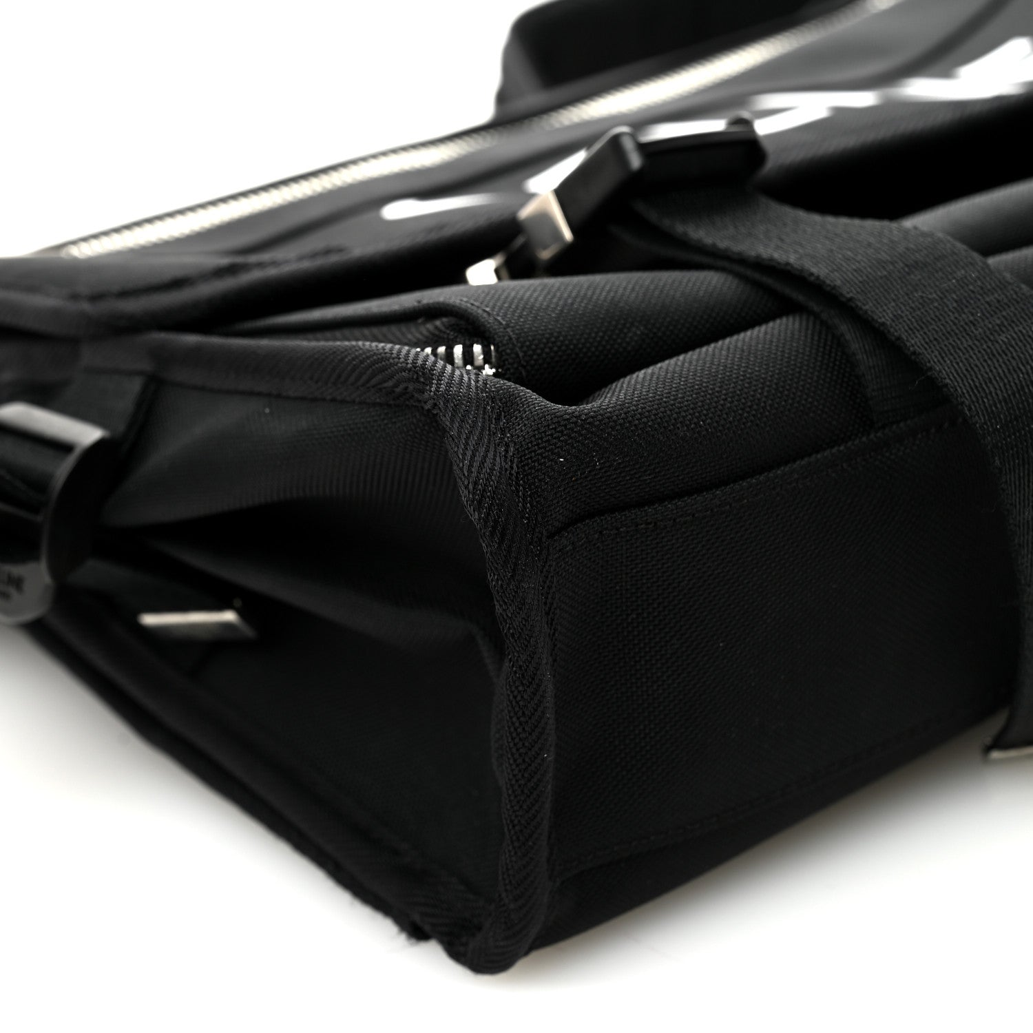 Celine Canvas Trekking Large Messenger Bag Black 8 of 10