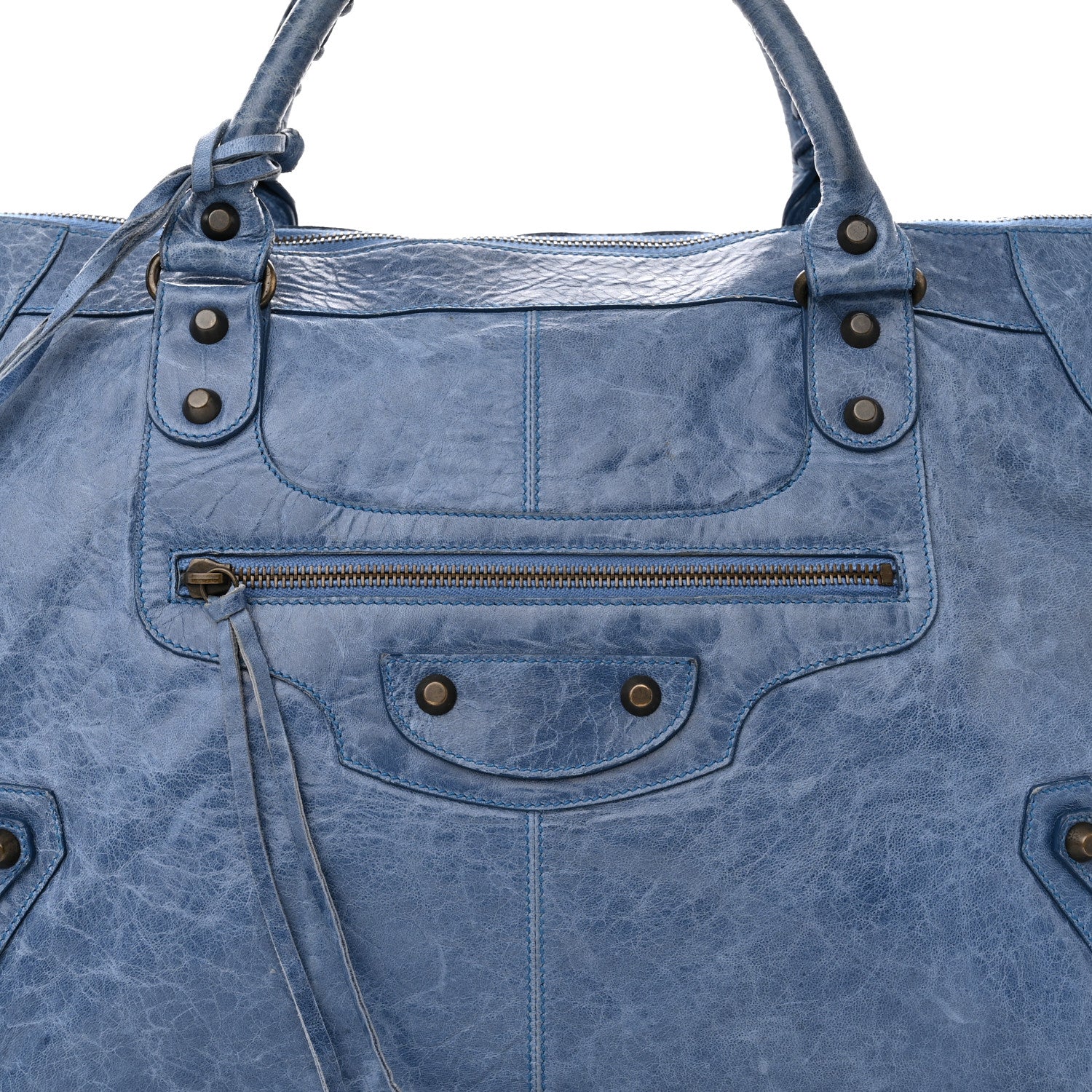 Balenciaga Chevre Classic Hardware Work Bleuet 7 of 10