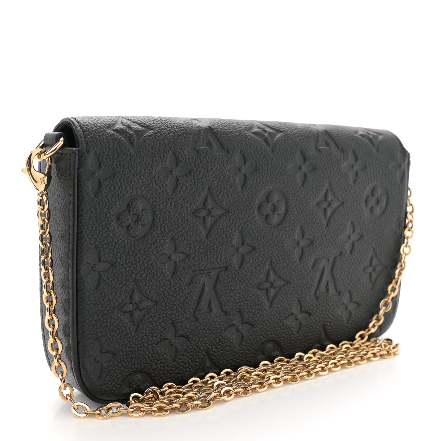Empreinte Pochette Felicie Chain Wallet Black