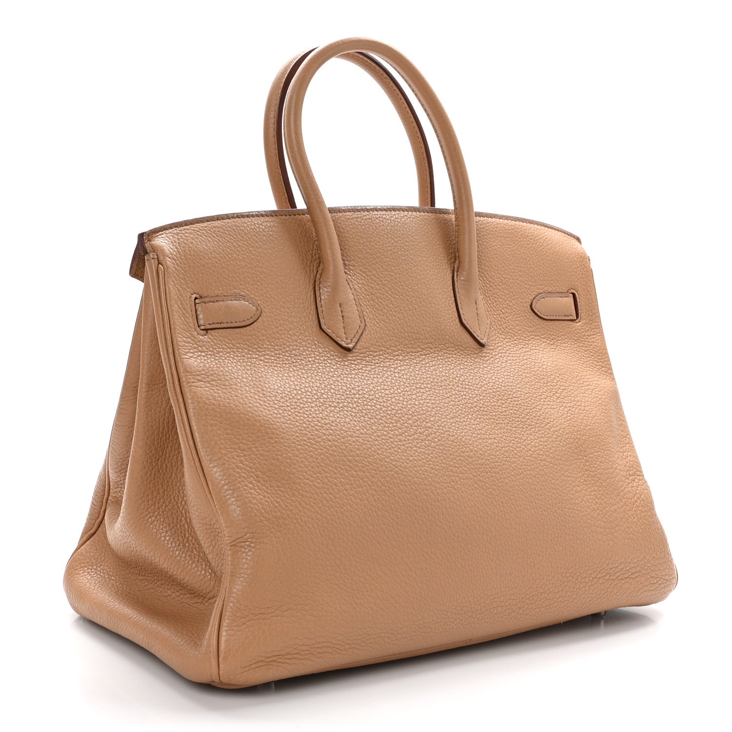 Hermes Taurillon Clemence BIRKIN 35 Camel Tabac 3 of 13