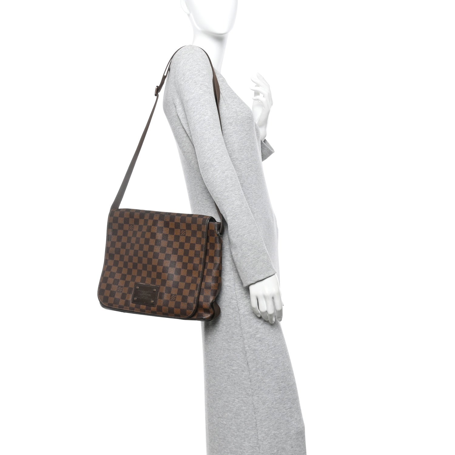 Louis Vuitton Damier Ebene Brooklyn MM 2 of 15