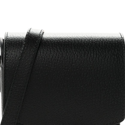 Gucci Dollar Calfskin Vertical Horsebit 1955 Crossbody Bag Black 7 of 9