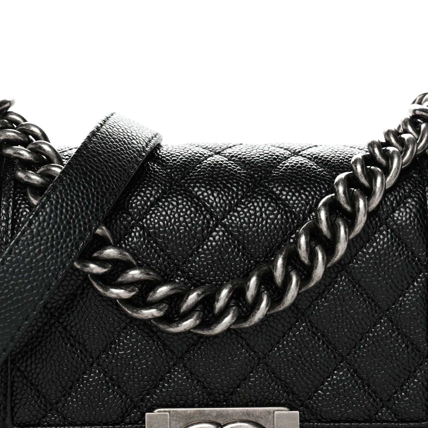 Chanel Caviar Quilted Small Boy Flap Black 7 of 9