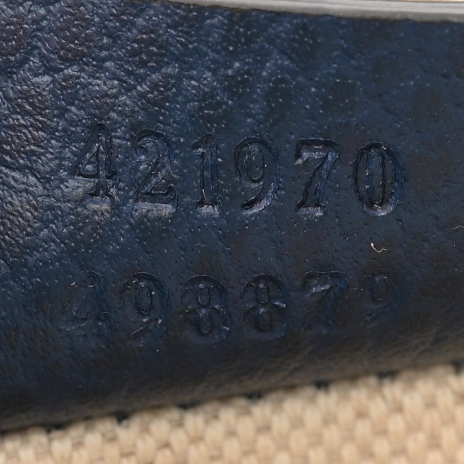 Gucci Dollar Calfskin Crystal Mini Dionysus Shoulder Bag Blue Agata Montana Sapphire 7 of 14