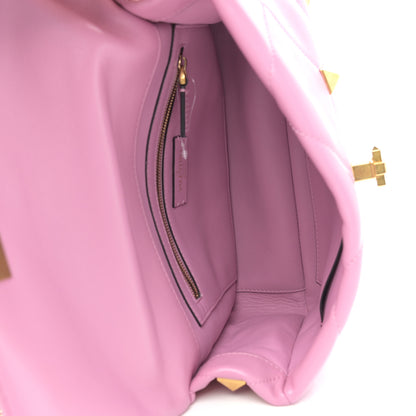 Valentino Garavani Nappa Large Roman Stud Shoulder Bag Giacinto 4 of 14