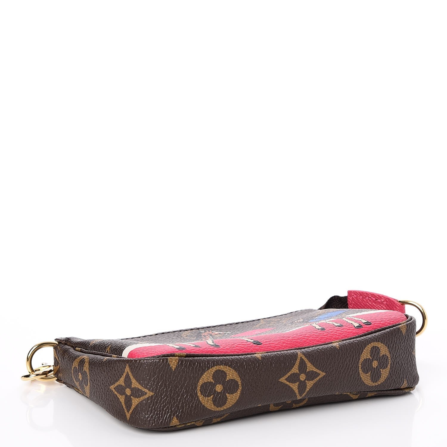 Louis Vuitton Monogram 2017 Christmas Animation Mini Pochette Accessories 4 of 8