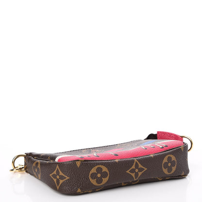 Louis Vuitton Monogram 2017 Christmas Animation Mini Pochette Accessories 4 of 8