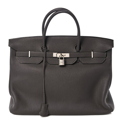 Hermes Togo Birkin 40 Etain 1 of 38