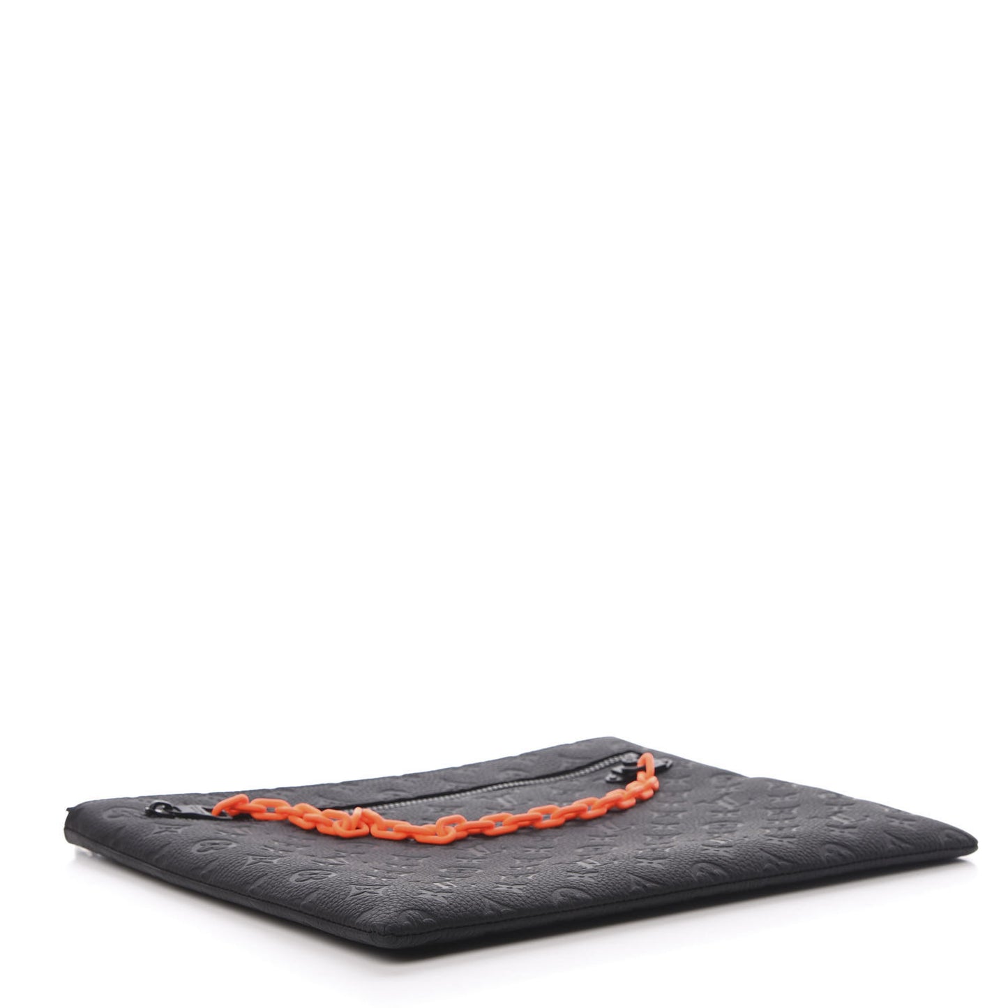 Taurillon Monogram Solar Ray A4 Pouch Black