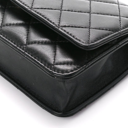 Chanel Lambskin Quilted Trendy CC Wallet On Chain WOC Black 12 of 12