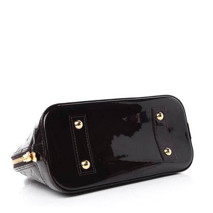 Louis Vuitton Vernis Alma BB Amarante 4 of 10