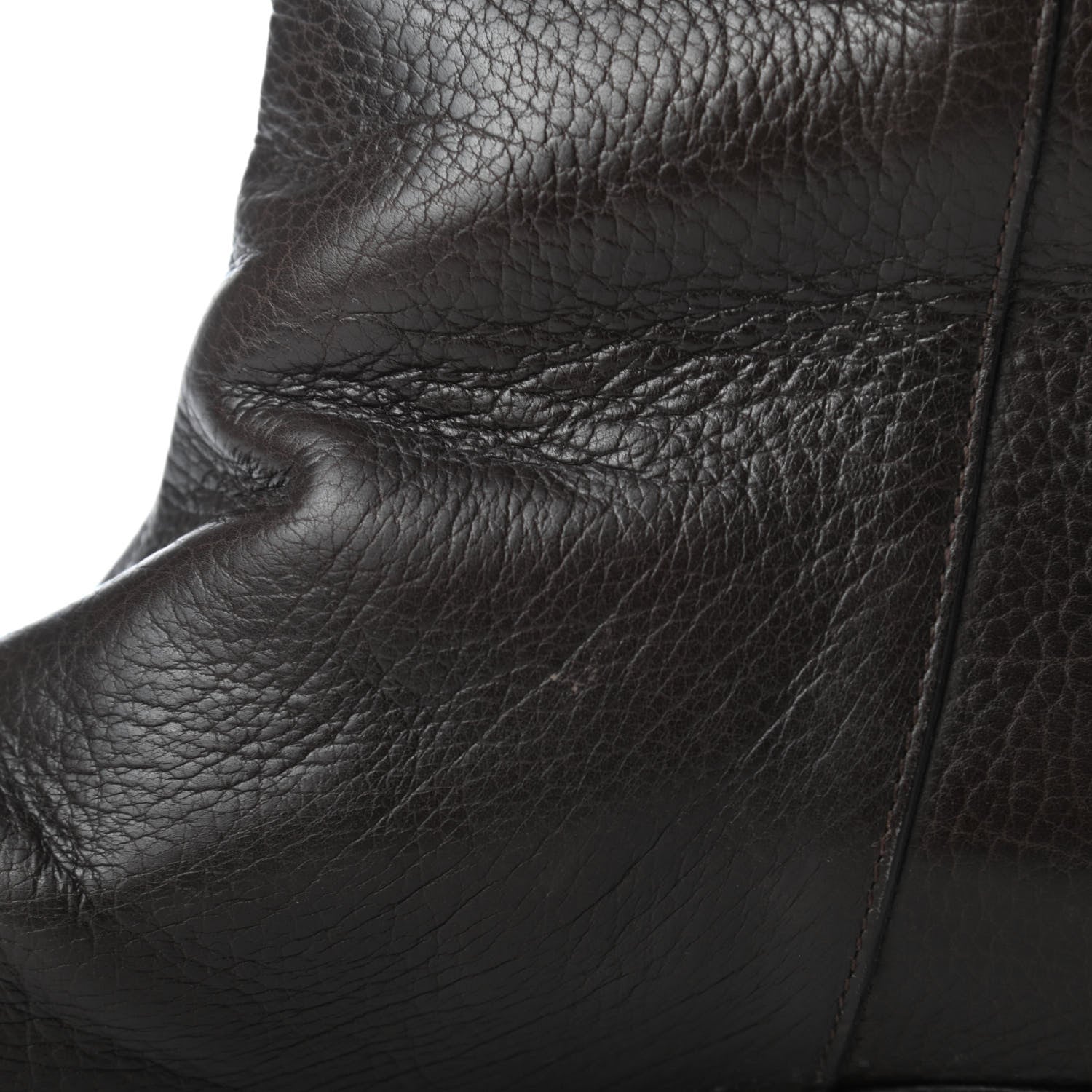 Chanel Calfskin Knee High Boots 39 Brown 10 of 11