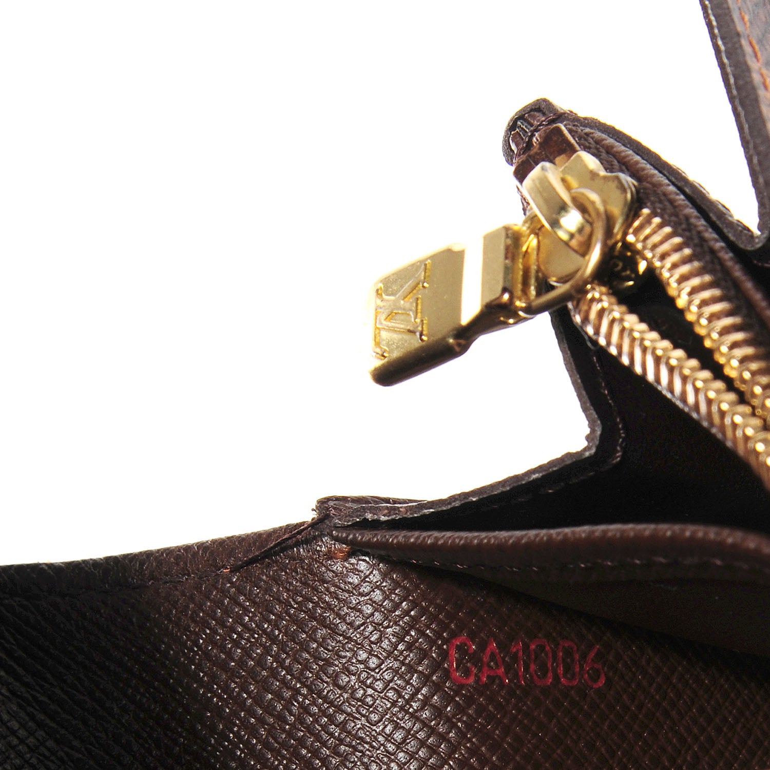 Louis Vuitton Damier Ebene Sarah Wallet 6 of 7