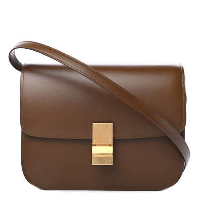 Celine Box Calfskin Medium Classic Box Flap Bag Camel 1 of 4
