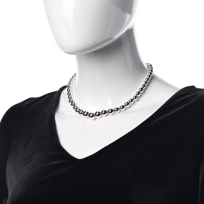 Tiffany Sterling Silver HardWear Graduated Ball Necklace 2 of 5