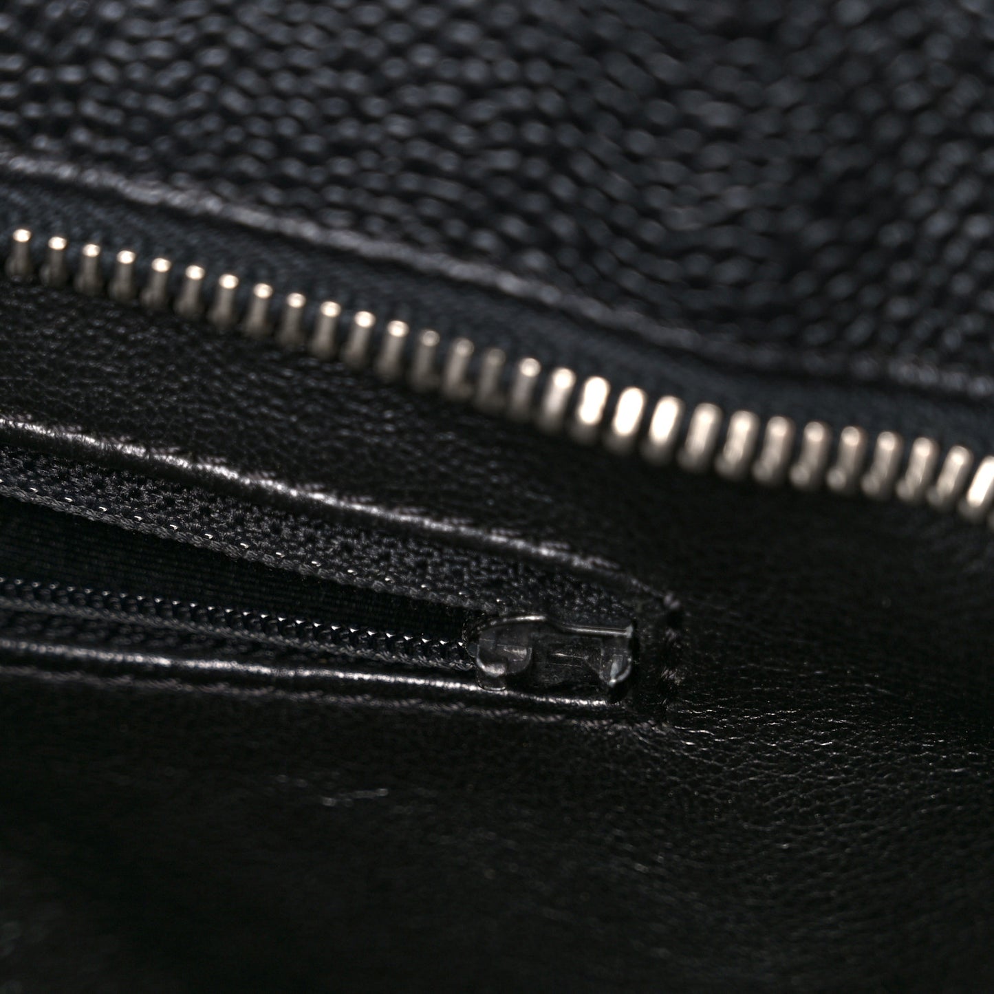 Caviar Quilted Medallion Tote Black