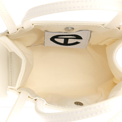 Telfar Vegan Leather Small Shopping Bag White 5 of 10