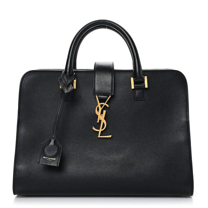 Saint Laurent Smooth Calfskin Small Monogram Cabas Black 1 of 8