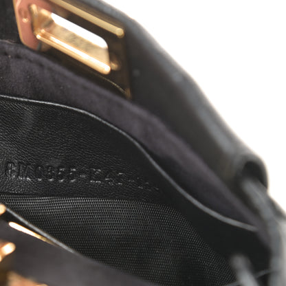 Fendi Nappa Micro Peekaboo Iconic Satchel Black 8 of 14