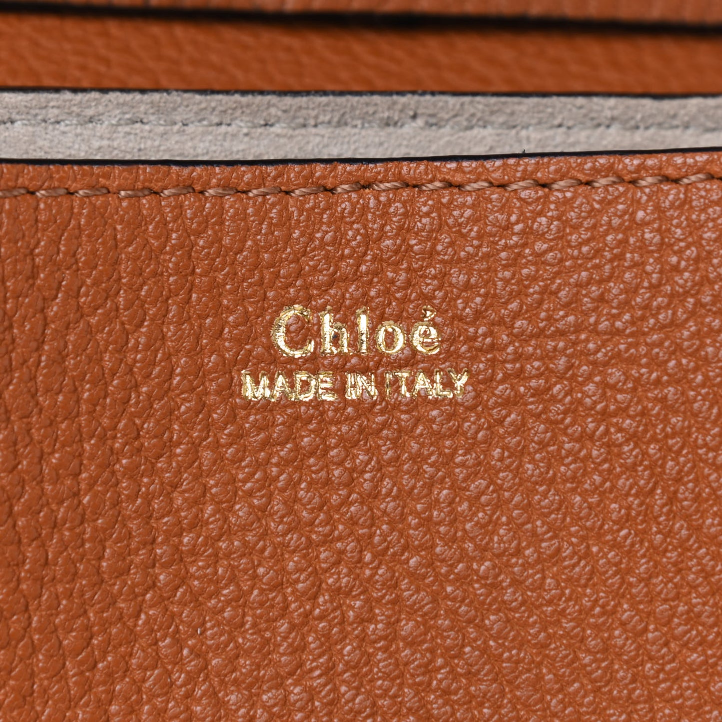 Grained Lambskin Mini Drew Shoulder Bag Caramel
