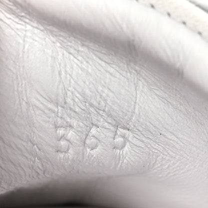 Hermes Air Mesh Suede Goatskin Bouncing Sneakers 36.5 Black White 7 of 8