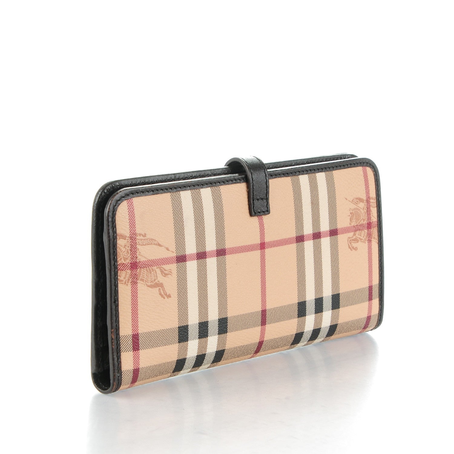 Burberry Haymarket Check Pimlico Continental Wallet Chocolate 3 of 8
