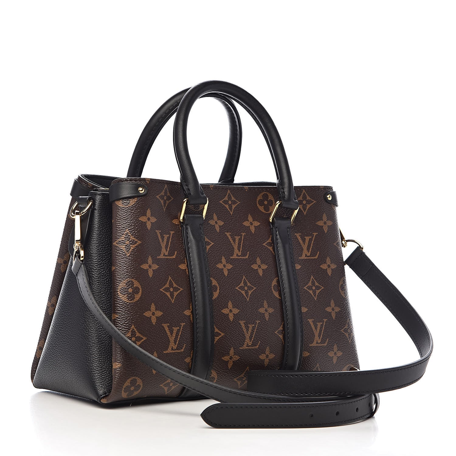 Louis Vuitton Monogram Soufflot BB Black 3 of 9