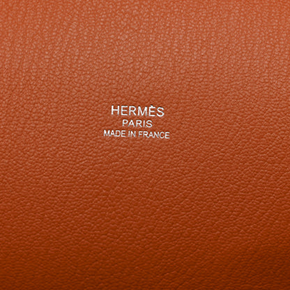 Hermes Taurillon Clemence Jypsiere 28 Orange 6 of 14