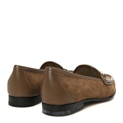 Gucci Corduroy Womens 1953 Horsebit Loafers 36 Velvety Camel 5 of 9