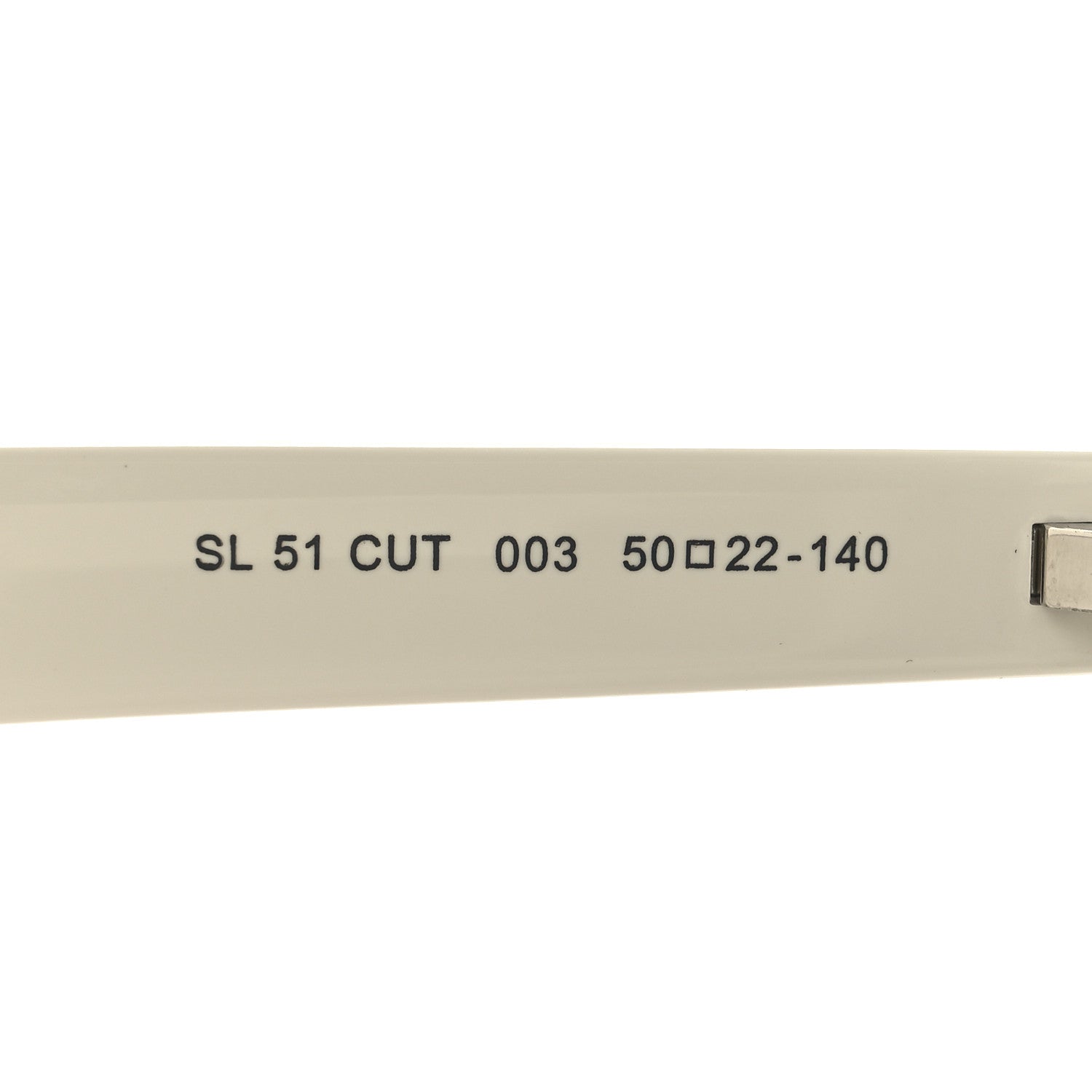 Saint Laurent Acetate Over Sunglasses SL 51 White 7 of 9
