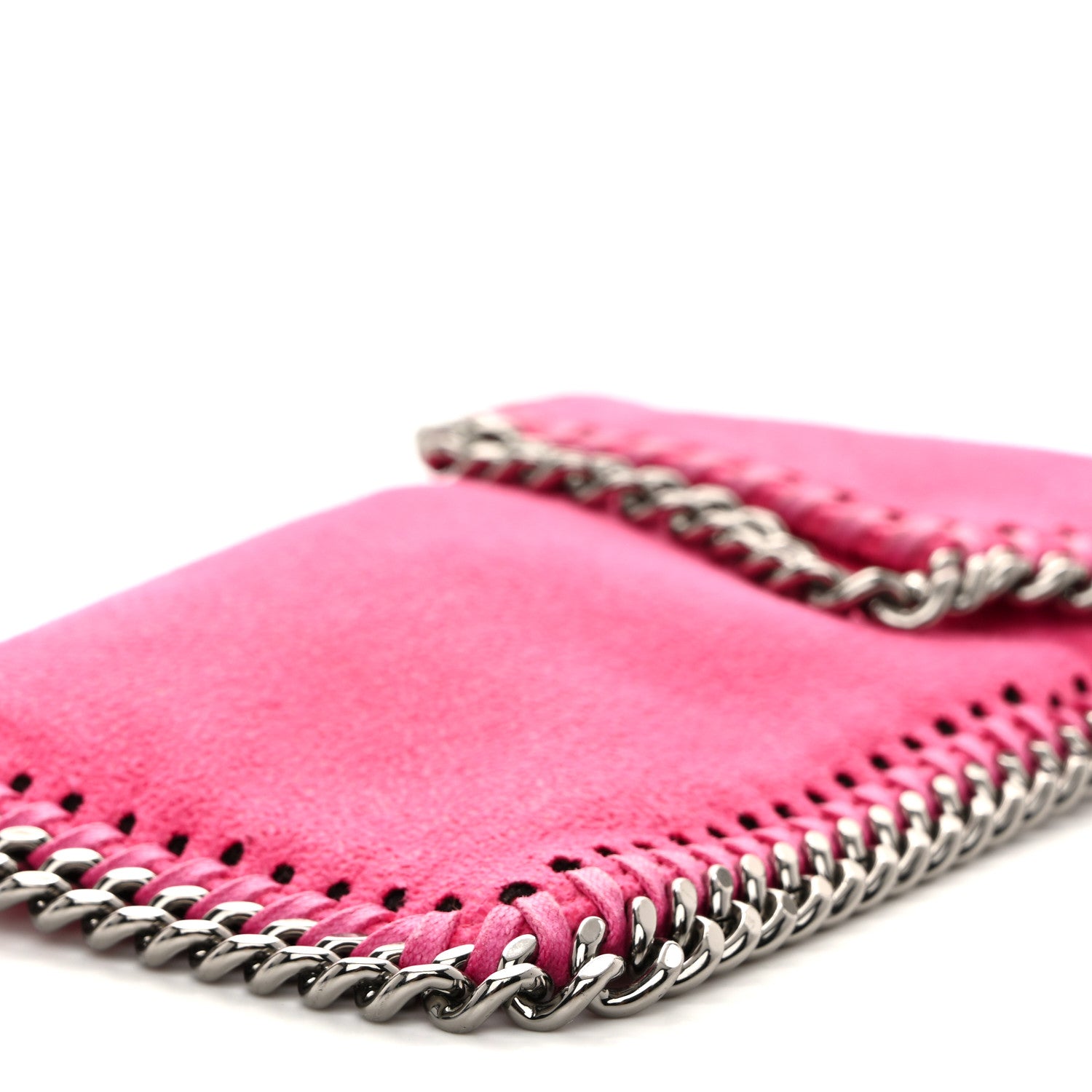 Stella McCartney Shaggy Deer Phone Holder Crossbody Hot Pink