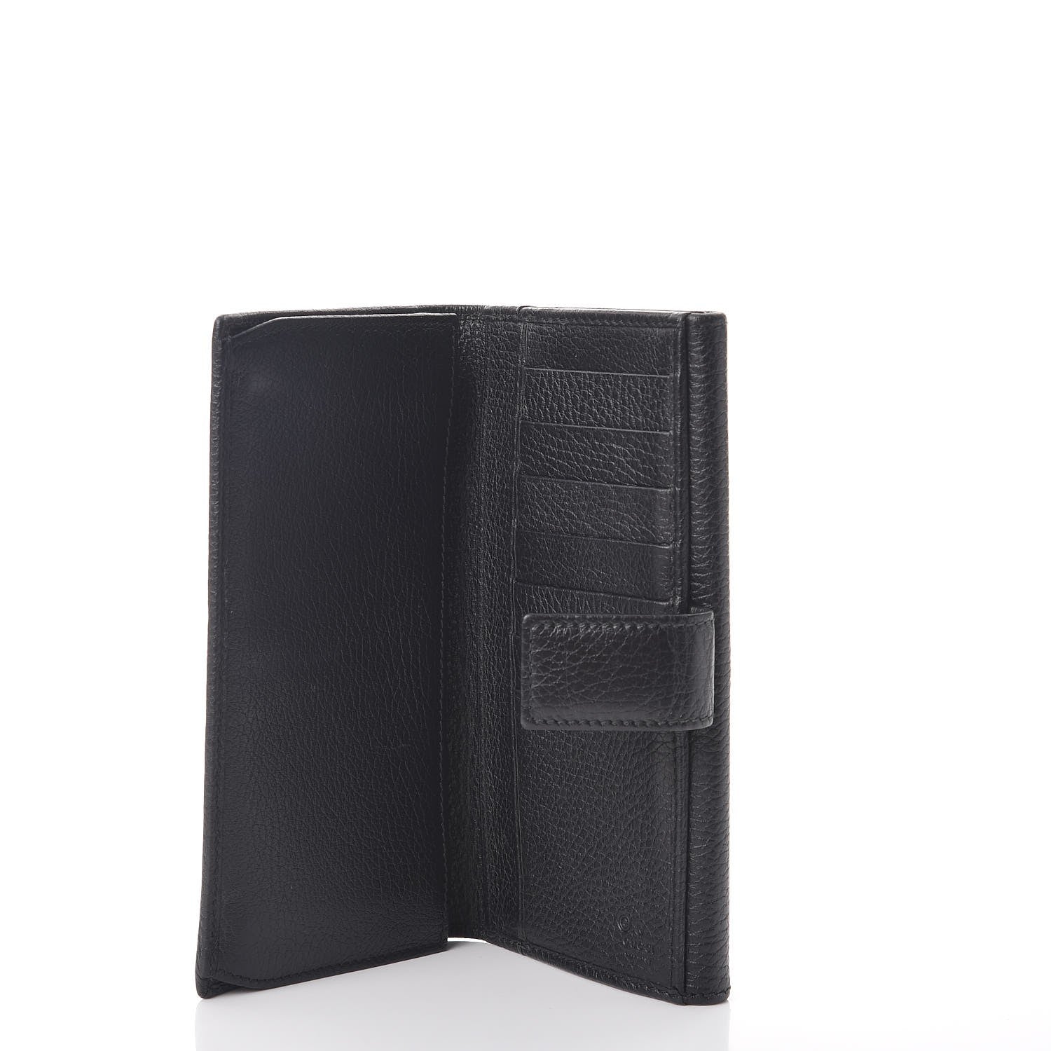 Gucci Calfskin Continental Flap Wallet Black 5 of 8