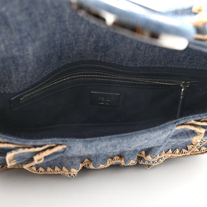 Fendi Denim F is Fendi Multi Waves Baguette Blue 5 of 8