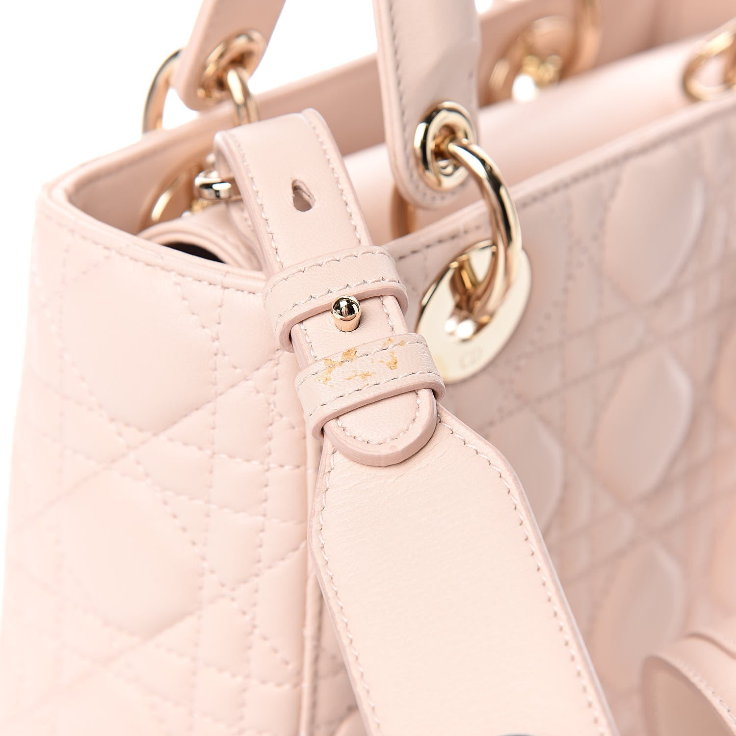 Christian Dior Lambskin Cannage Small Lucky Badges My Lady Dior Pink 10 of 12