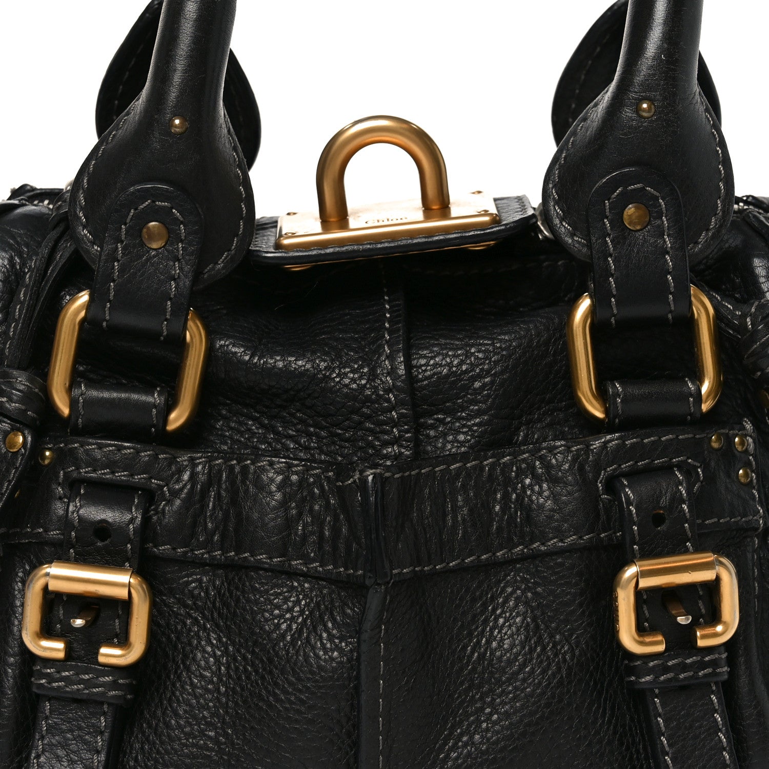 Chloe Calfskin Paddington Small Shoulder Bag Black 8 of 10