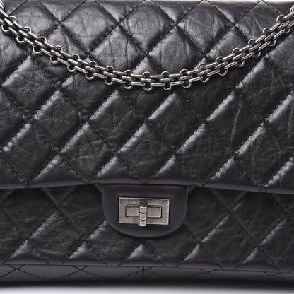 Chanel Aged Calfskin Quilted 2.55 Reissue 226 Flap Black 8 of 8