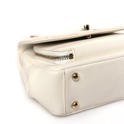 Chanel Caviar Quilted Small Business Affinity Flap White 8 of 10