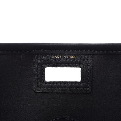 Fendi Glazed Fabric Vitello Century FF 1974 Stamp Patch Mini Peekaboo Defender Cover Mogano Panna Black 9 of 11