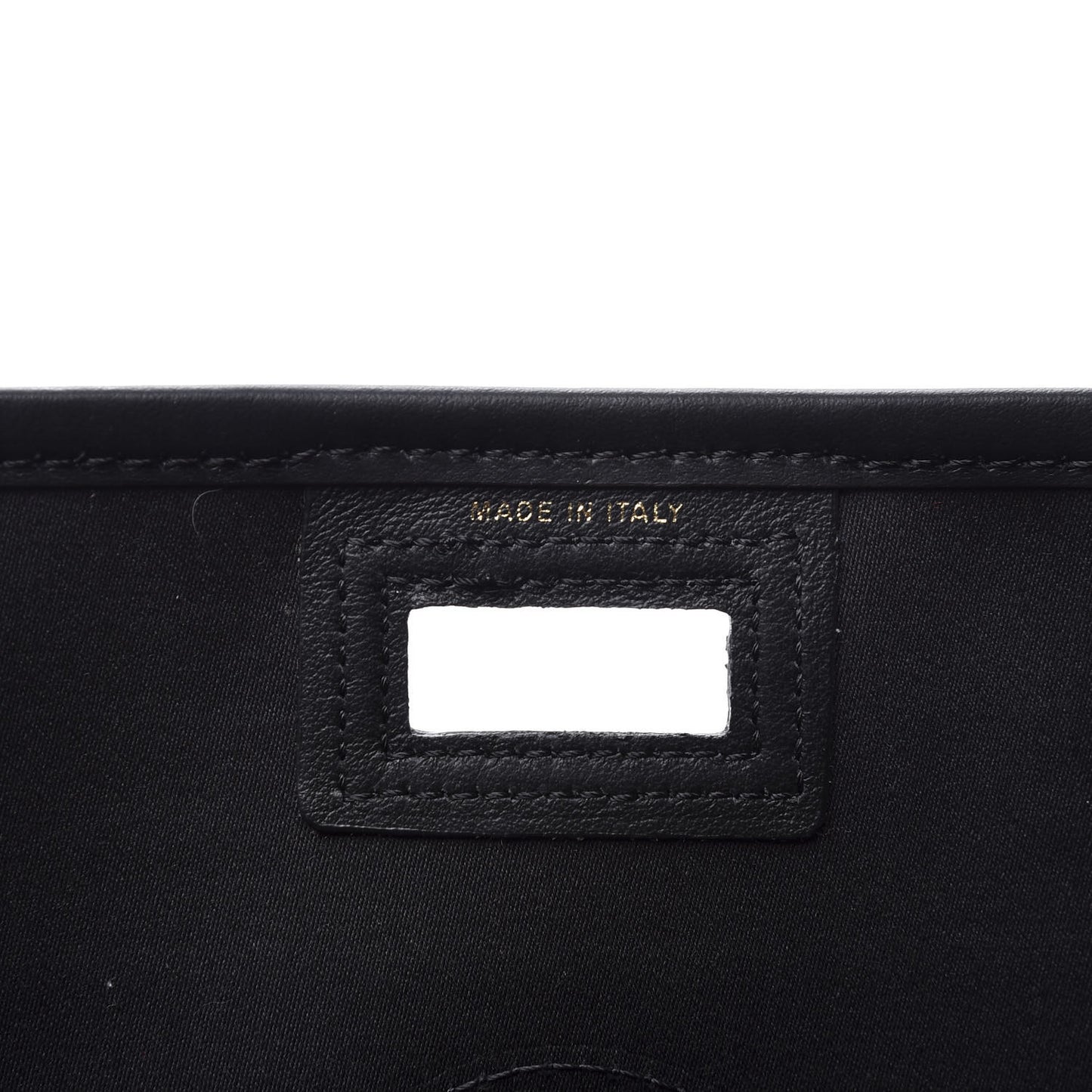 Glazed Fabric Vitello Century FF 1974 Stamp Patch Mini Peekaboo Defender Cover Mogano Panna Black