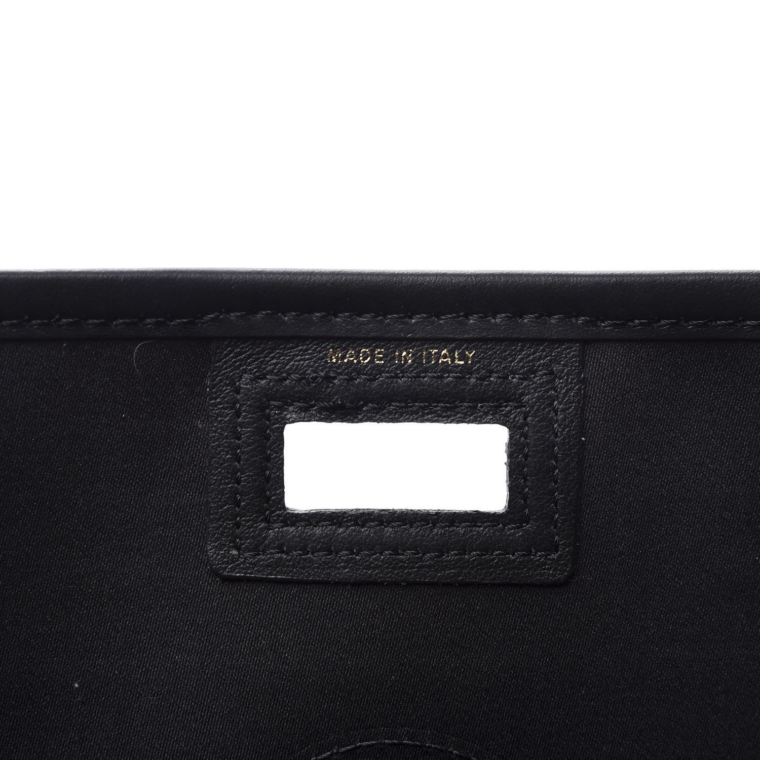 Fendi Glazed Fabric Vitello Century FF 1974 Stamp Patch Mini Peekaboo Defender Cover Mogano Panna Black 9 of 11