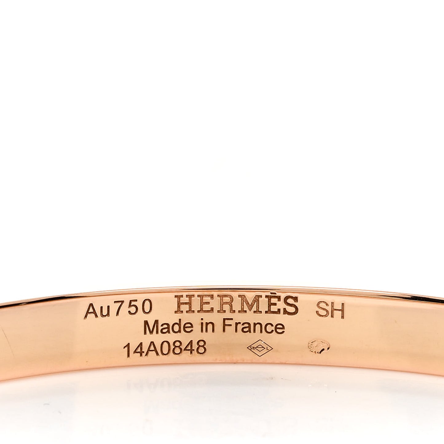 18K Rose Gold Diamond PM Kelly Bracelet SH