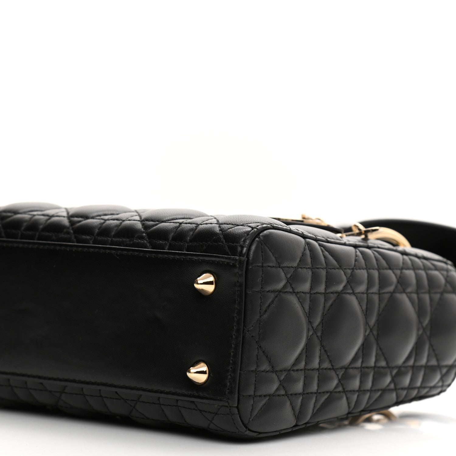 Christian Dior Lambskin Cannage Small My ABCDior Lady Dior Black 10 of 11
