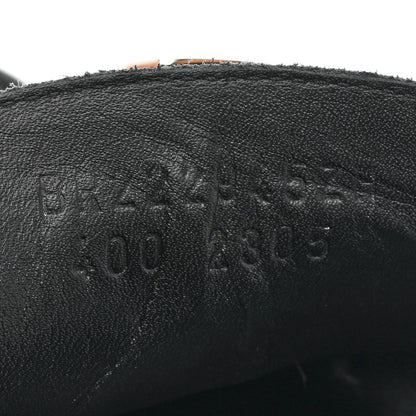 Hermes Calfskin Mens First Derby Shoes 40 Black 7 of 12