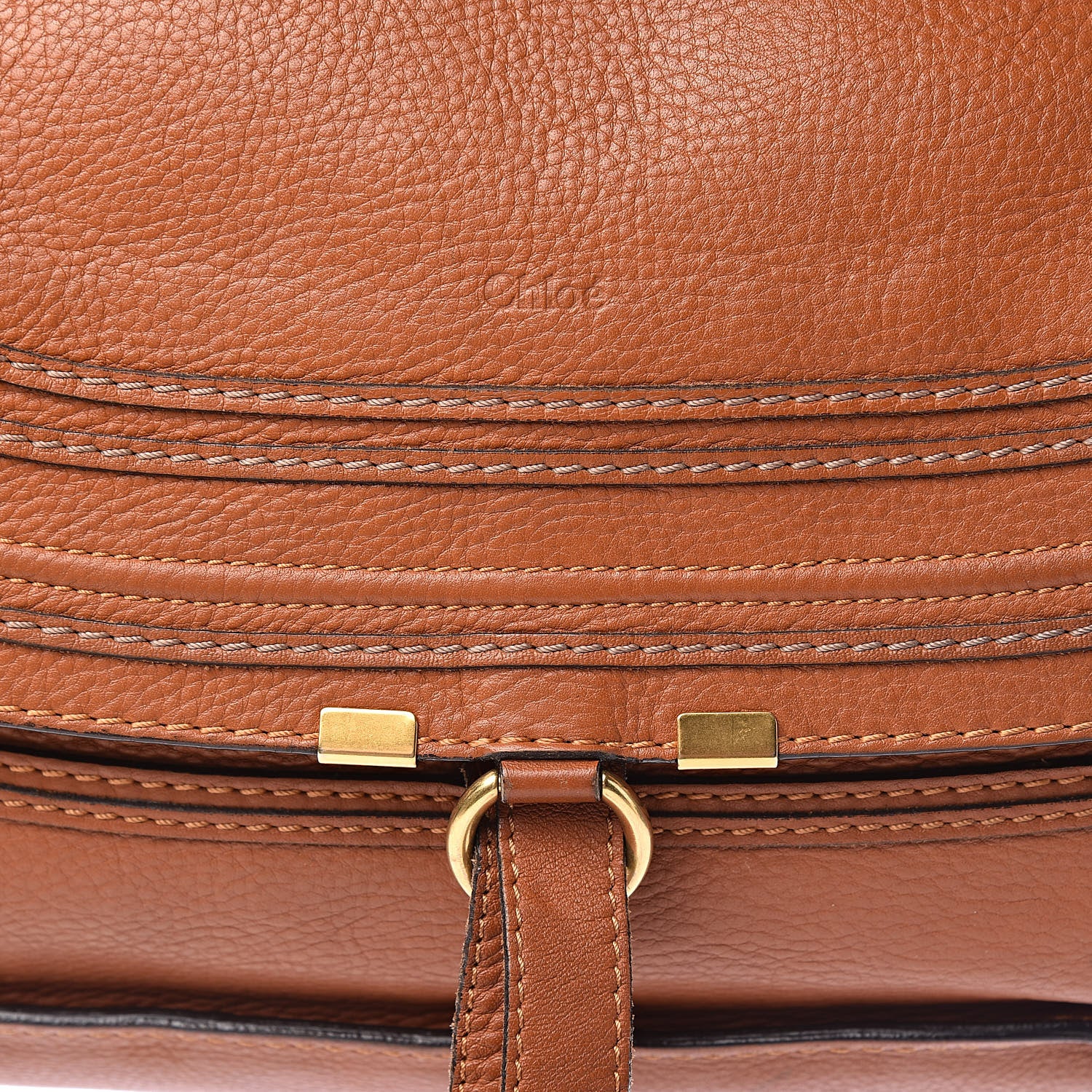Chloe Calfskin Large Marcie Satchel Tan 24 of 24