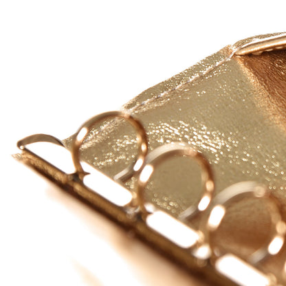 Louis Vuitton Monogram Miroir Small Ring Agenda Gold 7 of 10