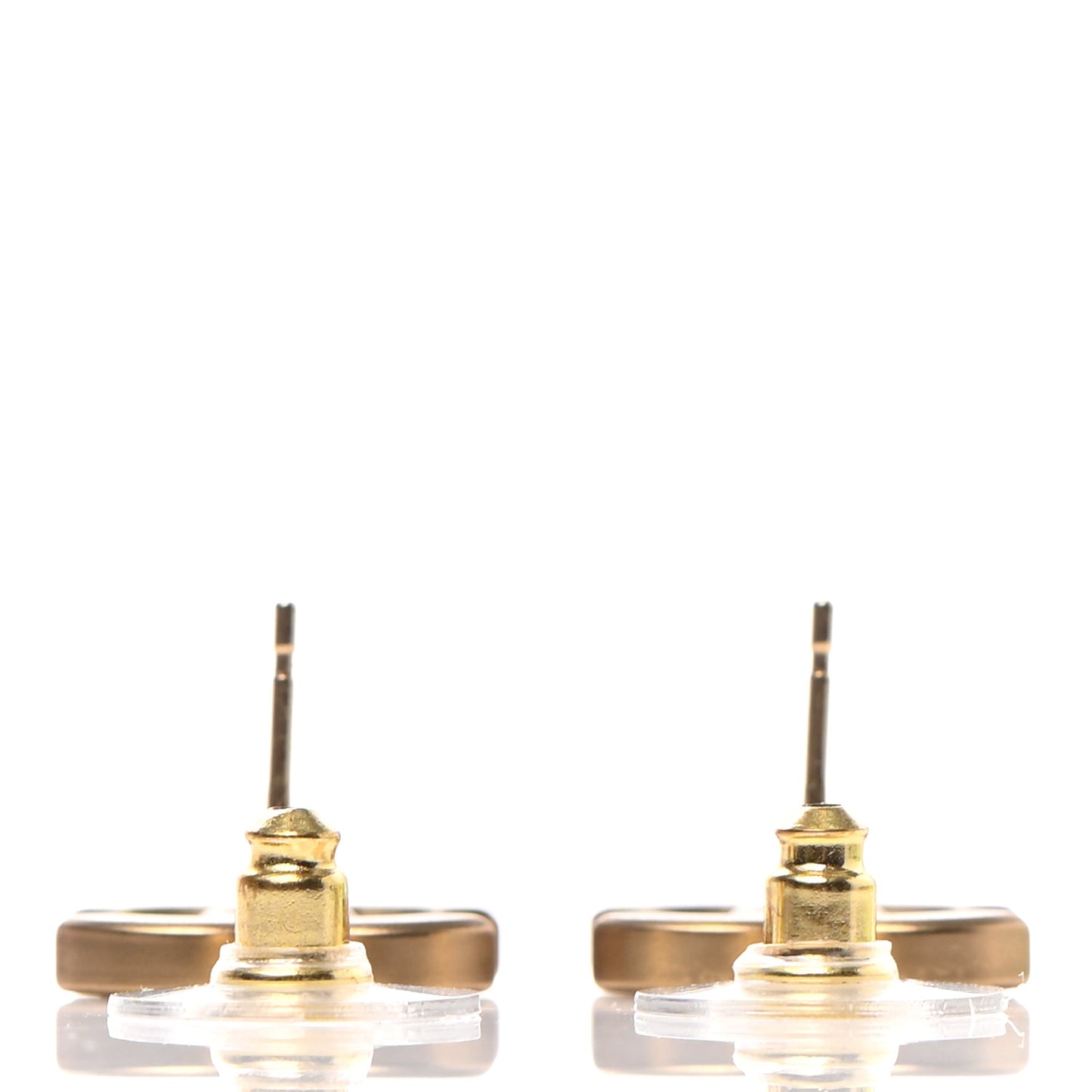 Crystal CC Earrings Gold