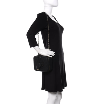 Chanel Caviar Quilted Medium CC Filigree Vanity Case Black 2 of 11