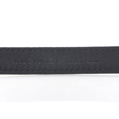 Louis Vuitton Monogram Eclipse 14mm LV Initiales Reversible Bracelet 19 3 of 4