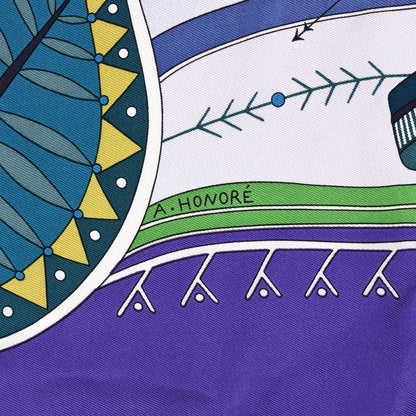 Hermes Silk La Vie Du Grand Nord Scarf 90 4 of 5
